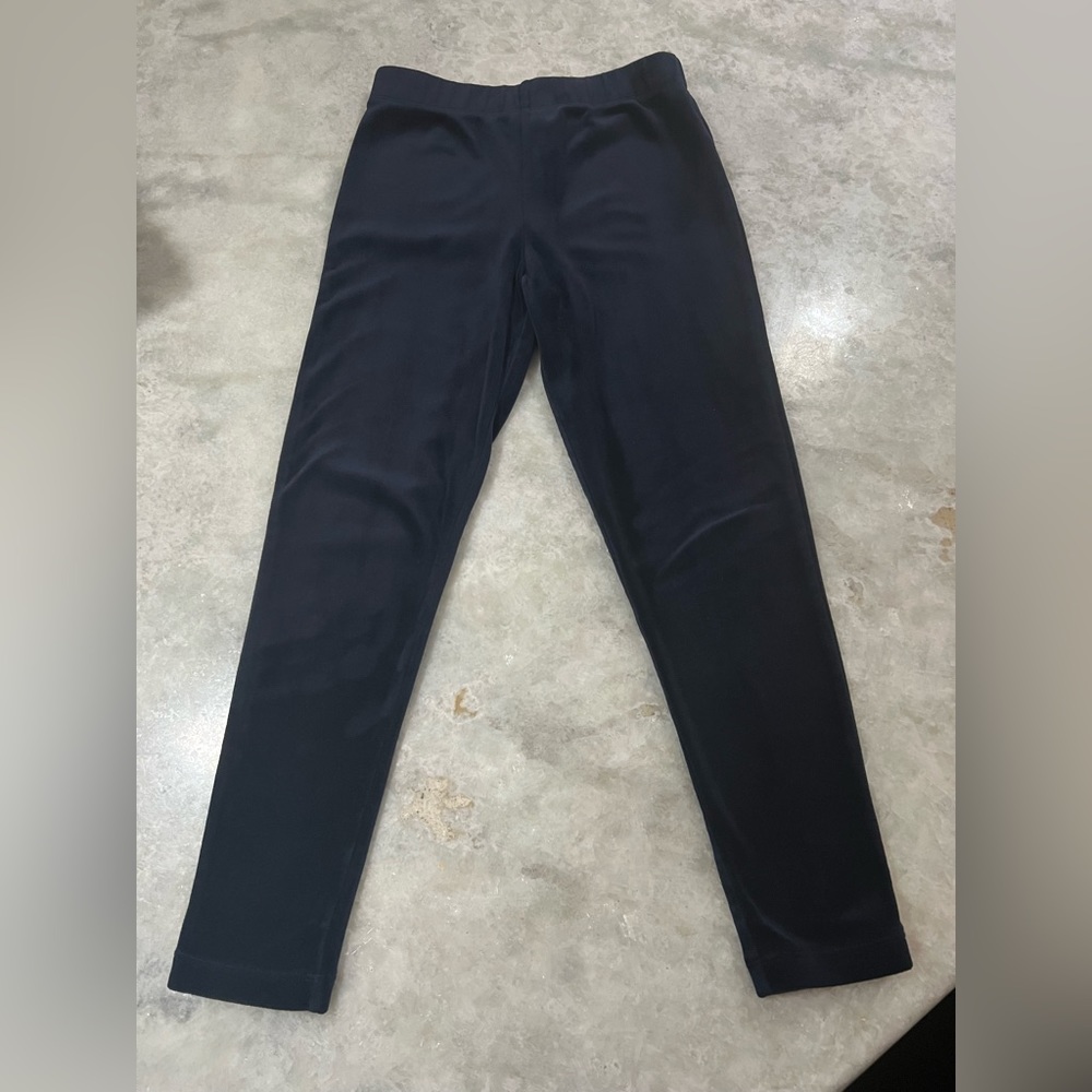 Lilly Pulitzer kids size M (6-7) navy velour pant